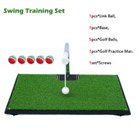 Golf Swing Putting Rod Practice Tools Swing Training Device Golf Training Aids Golf Putting Mat Golf Ball with Stick