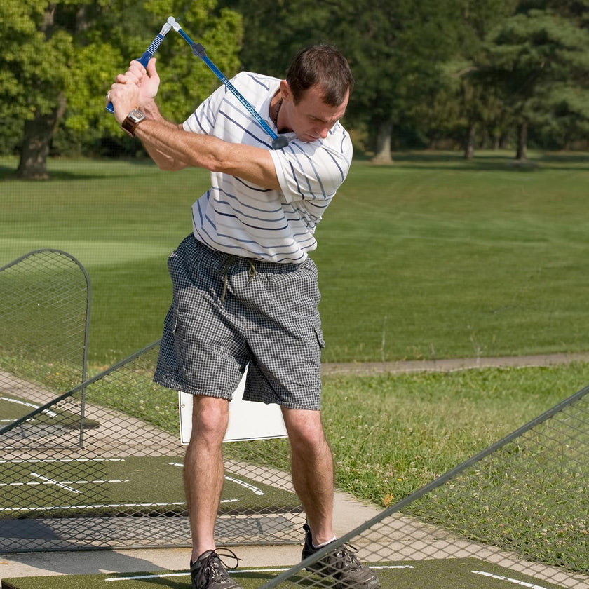Precision-Pathfinder, Golf Swing Trainer - Achieve Precision and Power, Portable Golf Training Aid for Perfect Swing Path, Right-Handed Grip Trainer, Improve Golf Swing Mechanics