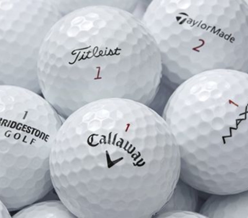 Supersoft Golf Balls, near Mint, 4A, AAAA Quality, 50 Pack, White