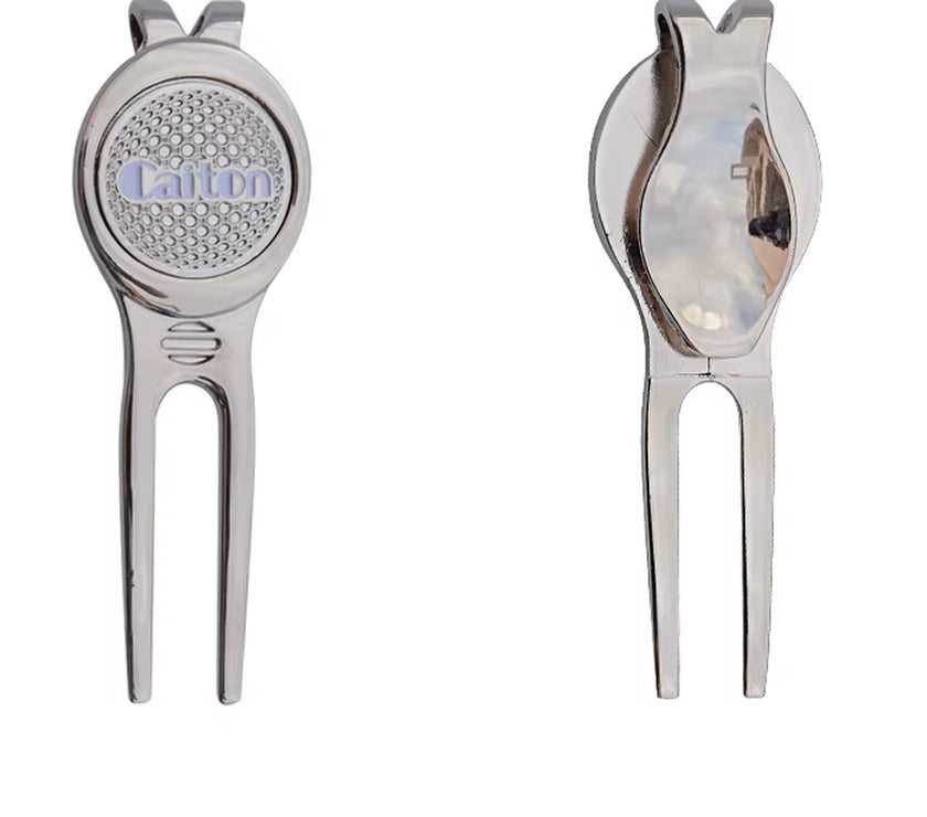 Golf Divot Repair Tool Golf Pitchfork Pitch Groove Cleaner Golf Training Aids Repair Tool Golf Accessories