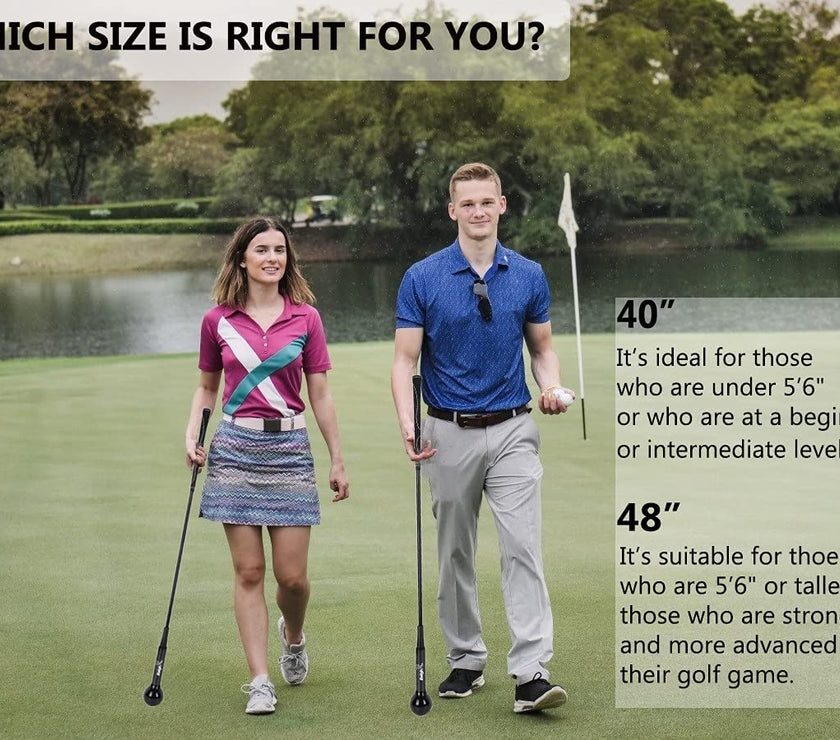 Golf Swing Training Aid Golf Swing Trainer Aid Golf Practice Warm-Up Stick for Strength Flexibility and Tempo Training Golf Golf Swing Aid for Men and Women