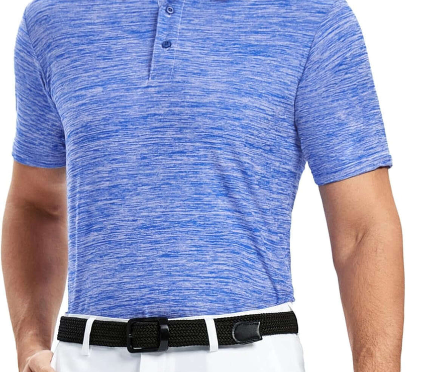 Mens Golf Shirt Moisture Wicking Quick-Dry Short Sleeve Casual Polo Shirts for Men