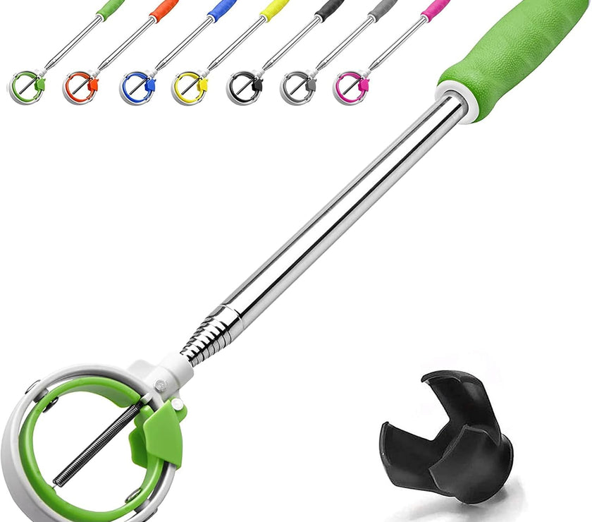 Golf Ball Retriever, Golf Ball Retrievers Telescopic for Water with Spring Release-Ready Head, Balls Retriever Tool Golf with Locking Clip, Grabber Tool, Golf Accessories Golf Gift for Men