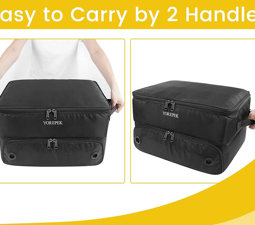2 Layer Golf Trunk Organizer Waterproof Car Golf Locker with Separate Compartmen