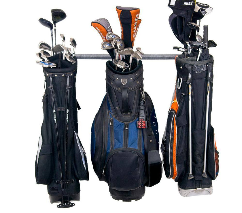 Powder Coat Steel 3-Bag Golf Bag Organizer