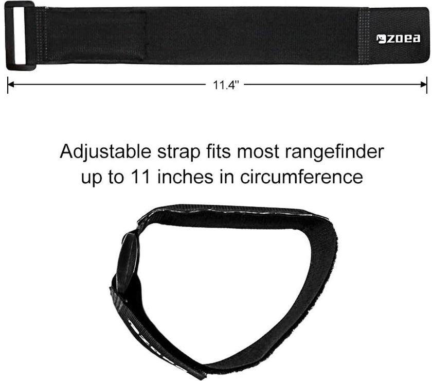 Magnetic Rangefinder Mount Strap for Golf Cart Railing, Adjustable Rangefinder Mount/Holder/Strap/Band with Strong Magnet Securely Attach to Most Rail/Bar/Frame of Golf Cart