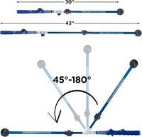 Precision-Pathfinder, Golf Swing Trainer - Achieve Precision and Power, Portable Golf Training Aid for Perfect Swing Path, Right-Handed Grip Trainer, Improve Golf Swing Mechanics