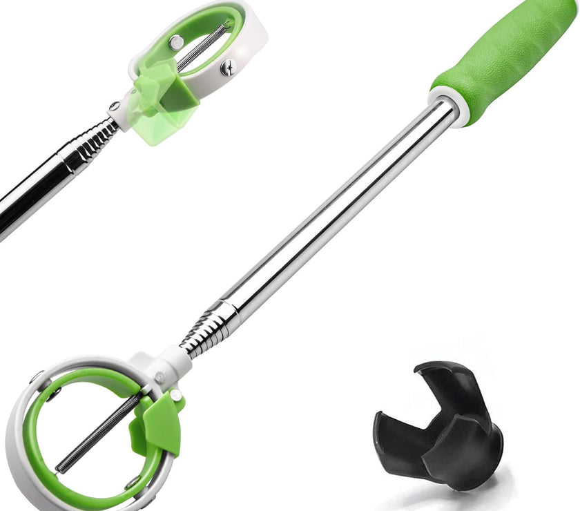 Golf Ball Retriever, Golf Ball Retrievers Telescopic for Water with Spring Release-Ready Head, Balls Retriever Tool Golf with Locking Clip, Grabber Tool, Golf Accessories Golf Gift for Men