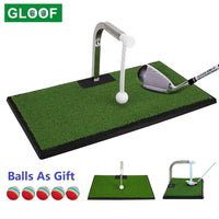 Golf Swing Putting Rod Practice Tools Swing Training Device Golf Training Aids Golf Putting Mat Golf Ball with Stick