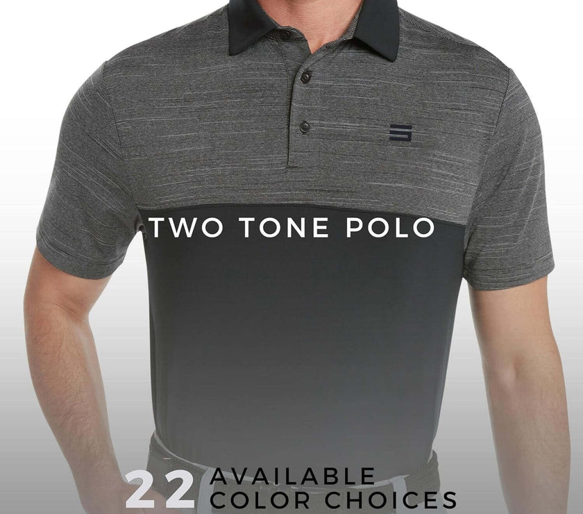 Quick Dry Golf Shirts for Men - Moisture Wicking Short-Sleeve Casual Polo Shirt