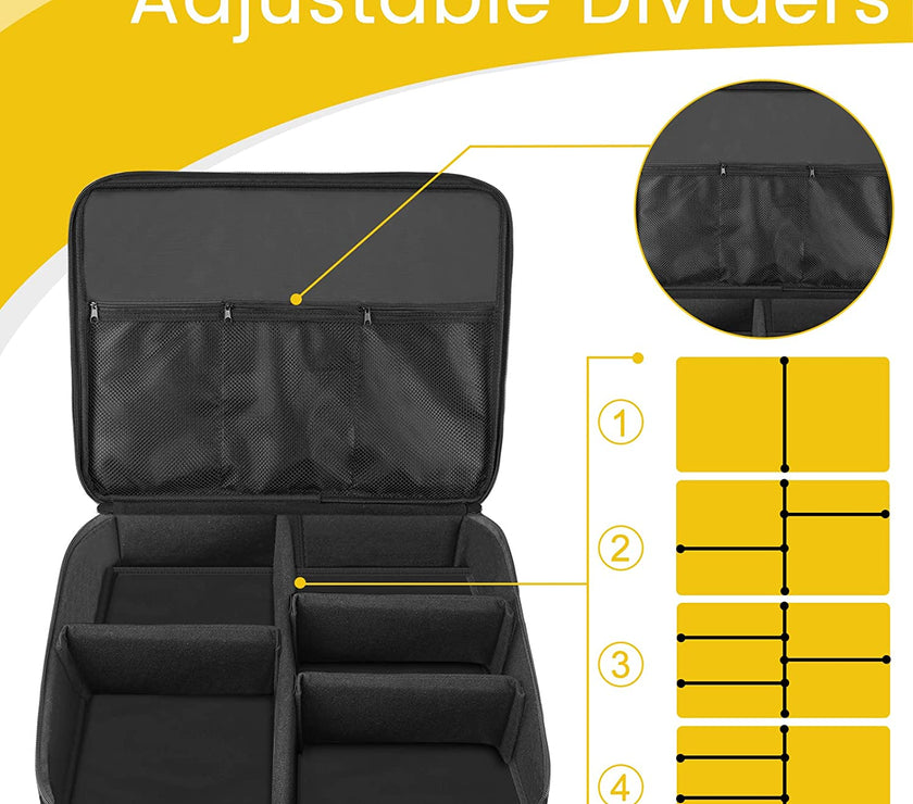 2 Layer Golf Trunk Organizer Waterproof Car Golf Locker with Separate Compartmen