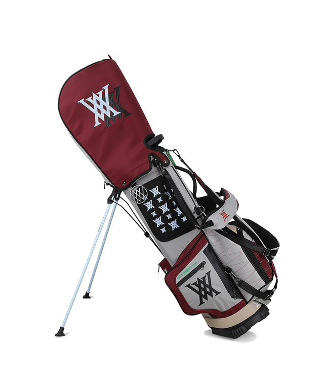 ANEW Golf: Double Logo Stand Bag - Magenta - Under Par Discount Golf