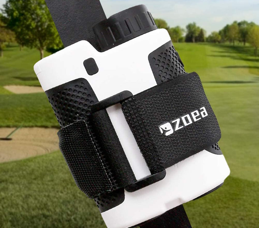 Magnetic Rangefinder Mount Strap for Golf Cart Railing, Adjustable Rangefinder Mount/Holder/Strap/Band with Strong Magnet Securely Attach to Most Rail/Bar/Frame of Golf Cart
