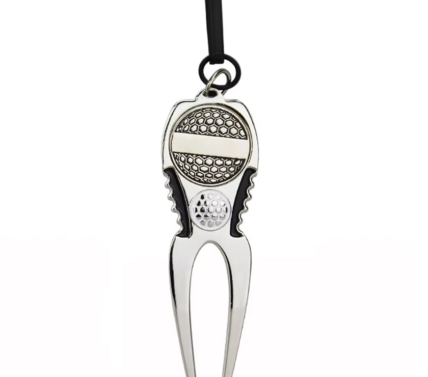 Golf Divot Repair Tool Golf Pitchfork Pitch Groove Cleaner Golf Training Aids Repair Tool Golf Accessories