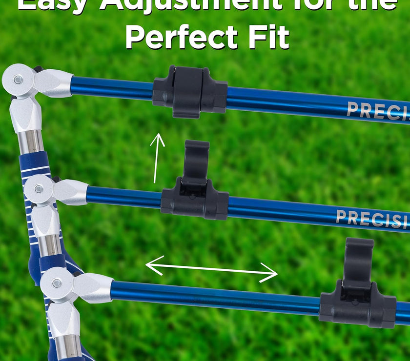 Precision-Pathfinder, Golf Swing Trainer - Achieve Precision and Power, Portable Golf Training Aid for Perfect Swing Path, Right-Handed Grip Trainer, Improve Golf Swing Mechanics