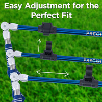Precision-Pathfinder, Golf Swing Trainer - Achieve Precision and Power, Portable Golf Training Aid for Perfect Swing Path, Right-Handed Grip Trainer, Improve Golf Swing Mechanics