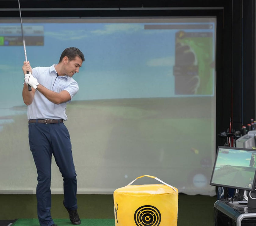 Under Par Discount Golf Golf Impact Bag Trainer for improving swing technique and impact accuracy