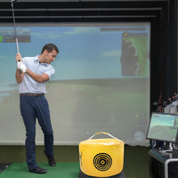 Under Par Discount Golf Golf Impact Bag Trainer for improving swing technique and impact accuracy