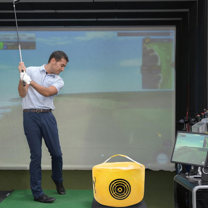 Under Par Discount Golf Golf Impact Bag Trainer for improving swing technique and impact accuracy