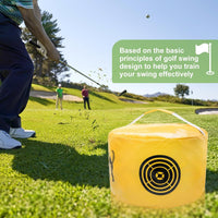 Under Par Discount Golf Golf Impact Bag Trainer for improving swing technique and practice accuracy