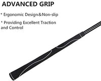 Golf Swing Trainer Stick with ergonomic non-slip grip for enhanced control and traction.