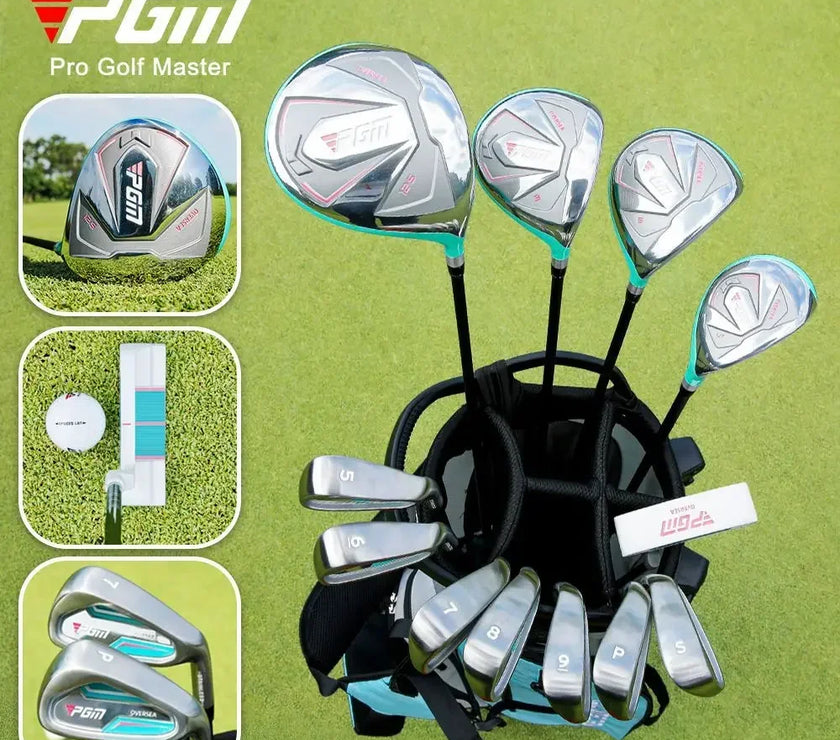 PGM ladies golf clubs with bag featuring premium materials and stylish design for female golfers