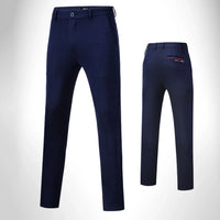 Navy Under Par Discount Golf Slim Fit Golf Pants for Men with Comfortable Stretch Fabric