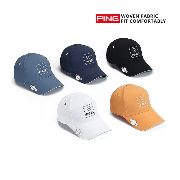 Set of Under Par Discount Golf golf quick drying caps in various colors for comfortable wear on the course