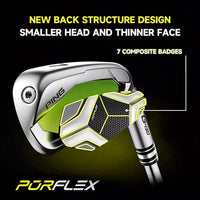 PING Purflex High Rebound Pitching Wedge with a compact design and innovative back structure for improved performance