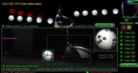 VisTrak LX1 Floor-Mounted Golf Launch Monitor with dual camera system tracking shot data and video replay.
